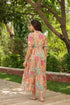 Women Floral Printed Puff Sleeve Fit & Flare Dress